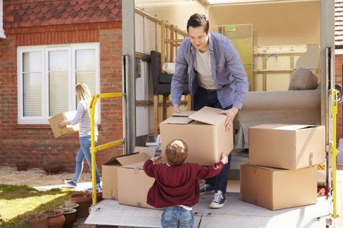 Man and van helping with a local move in Surrey