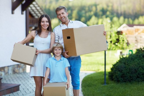 Specialist packing materials for fragile household items