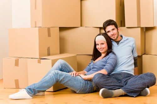Local Surrey removal van supporting furniture and office relocations